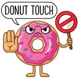 Donut and Coffee WhatsApp Sticker #22