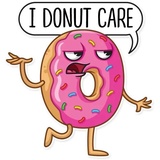 Donut and Coffee WhatsApp Sticker #9