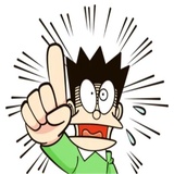 Doraemon Line pack WhatsApp Sticker #25