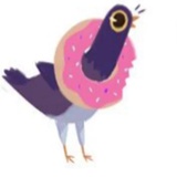 Trash dove WhatsApp Sticker #17