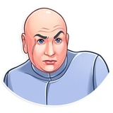 Dr. Evil WhatsApp Sticker #11