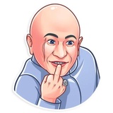 Dr. Evil WhatsApp Sticker #15