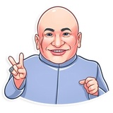 Dr. Evil WhatsApp Sticker #19