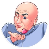 Dr. Evil WhatsApp Sticker #2