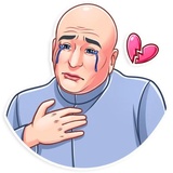 Dr. Evil WhatsApp Sticker #23
