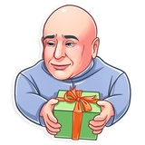 Dr. Evil WhatsApp Sticker #24