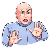 Dr. Evil WhatsApp Sticker #4
