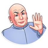Dr. Evil WhatsApp Sticker #5