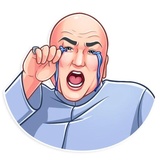 Dr. Evil WhatsApp Sticker #6