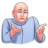 Dr. Evil WhatsApp Sticker #7