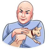 Dr. Evil WhatsApp Sticker #8