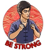 Bruce Lee WhatsApp Sticker #25