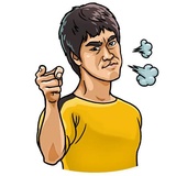 Bruce Lee WhatsApp Sticker #27
