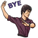 Bruce Lee WhatsApp Sticker #28