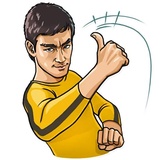 Bruce Lee WhatsApp Sticker #3