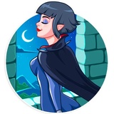 Drakula girl WhatsApp Sticker #14