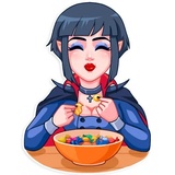 Drakula girl WhatsApp Sticker #17