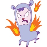 Drama Llama WhatsApp Sticker #5