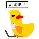 Duck Attack WhatsApp Sticker #10