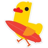 Duck Attack WhatsApp Sticker #24