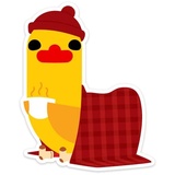 Duck Attack WhatsApp Sticker #5