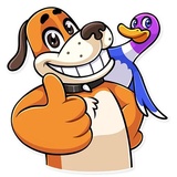 Duck Hunt WhatsApp Sticker #3