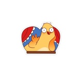 Duckster WhatsApp Sticker #15