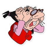 Dunno on the Moon WhatsApp Sticker #16