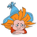 Dunno on the Moon WhatsApp Sticker #20