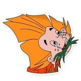 Dunno on the Moon WhatsApp Sticker #29