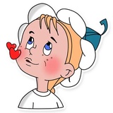 Dunno on the Moon WhatsApp Sticker #30