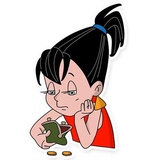 Dunno on the Moon WhatsApp Sticker #6