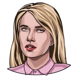 Emma Roberts WhatsApp Sticker #11