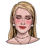 Emma Roberts WhatsApp Sticker #13