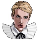 Emma Roberts WhatsApp Sticker #15