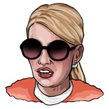Emma Roberts WhatsApp Sticker #17