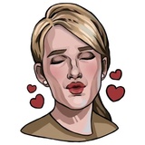 Emma Roberts WhatsApp Sticker #18