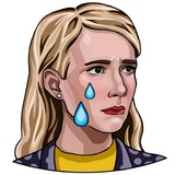 Emma Roberts WhatsApp Sticker #2