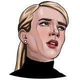 Emma Roberts WhatsApp Sticker #22