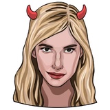 Emma Roberts WhatsApp Sticker #6