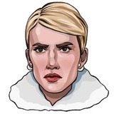 Emma Roberts WhatsApp Sticker #9