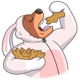 Easter Bear WhatsApp Sticker #11