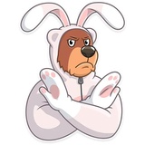 Easter Bear WhatsApp Sticker #29