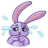 Easter Rabbit WhatsApp Sticker #10