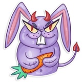 Easter Rabbit WhatsApp Sticker #14