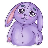 Easter Rabbit WhatsApp Sticker #20