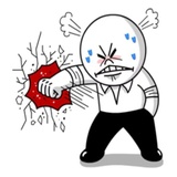 Edition Mad Angry WhatsApp Sticker #2