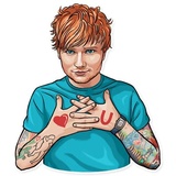 Sheeran WhatsApp Sticker #12