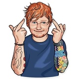 Sheeran WhatsApp Sticker #18
