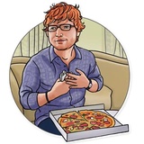 Sheeran WhatsApp Sticker #24